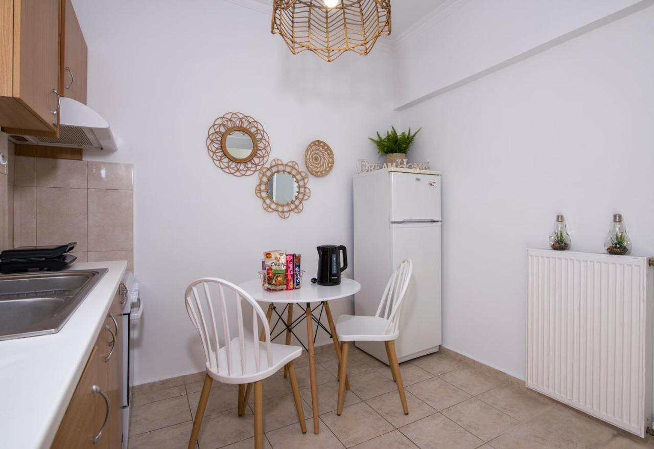 Center Manolia Dream 1 Bedroom Apartment 100M Away From The Beach ハニア エクステリア 写真